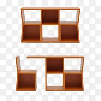 木质的柜子和椅子