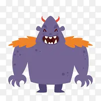 紫色巨人设计怪物