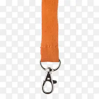 橙色挂绳工作证