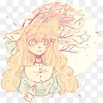 矢量小清新插画