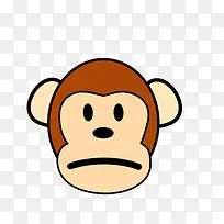 不高兴的猴子