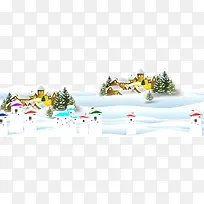 冬季的雪景