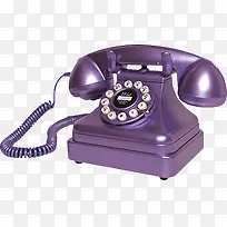 紫色怀旧电话