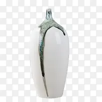椭圆形个性白色花瓶
