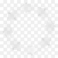 矢量白色循环箭头PNG图片