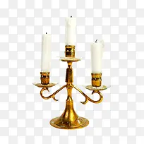 金色欧式蜡烛台
