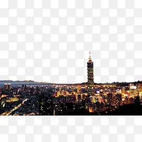 台湾城市夜景