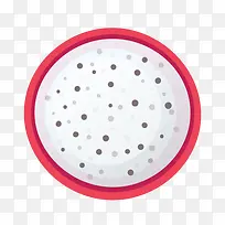 卡通手绘火龙果水果