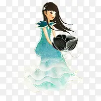 手绘梦幻人物仙女