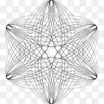 复杂的螺旋花纹图