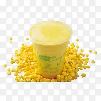 黄色玉米汁
