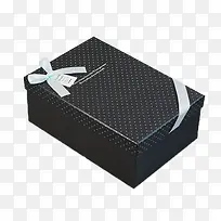 黑色斑点立体礼盒矢量图盒子