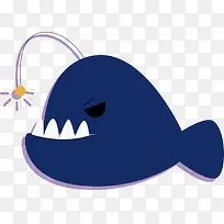 世界海洋日蓝色灯笼鱼