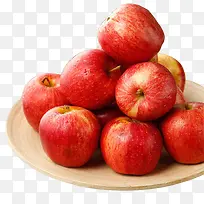 新鲜的诱人的红苹果