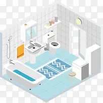 立体模型卫生间装修