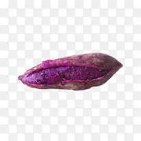 一个裂开的紫薯设计元素