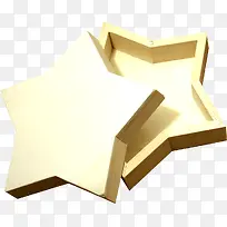 金色五角星盒子
