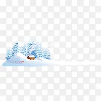 雪地雪天冰雪乐园素材