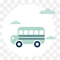 扁平化 车 汽车 白云