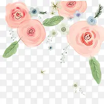 免抠粉色春季花朵装饰