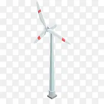 风车风力发电素材图案