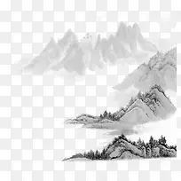 中国风山水风景画