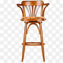 棕色高脚椅子