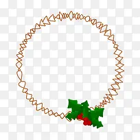 圣诞节边框样式装饰图案