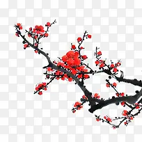 梅花国画素材图片