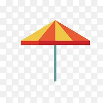 彩色的矢量太阳伞