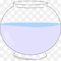白色透明的鱼缸