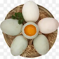 白色土鸭蛋产品展示