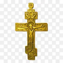 金色的耶稣十字架