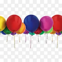 五颜六色的氢气球
