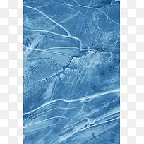 蓝色冰面背景图案