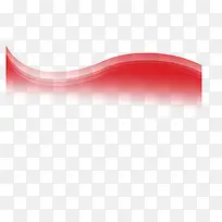 红色飘逸矢量图