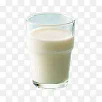 白色玻璃牛奶杯子