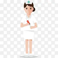 女护士设计矢量素材