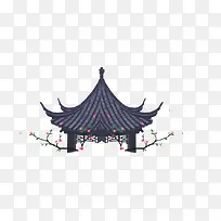 复古亭子