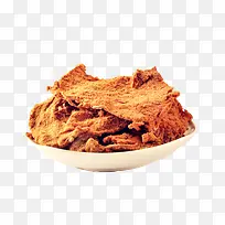 一盘牛肉干