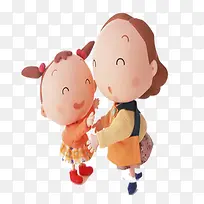 孩子与妈妈