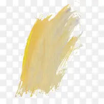 黄色简约涂料效果元素