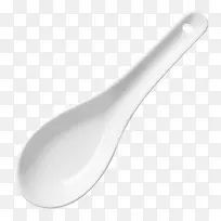 白色简约装饰勺子设计图