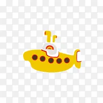 黄色的潜水艇玩具