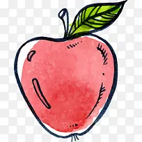 夏季水果手绘苹果