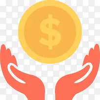 卡通金融符号图标免抠png