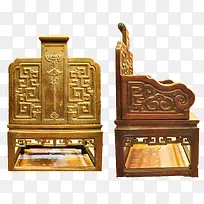 明代中式家具雕花凳子