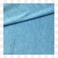 淡蓝色块状棉布料