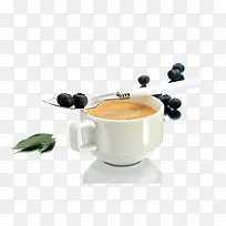 蓝莓酸奶咖啡