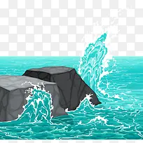 海水石头
